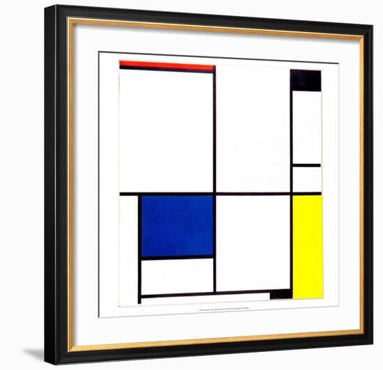 Tableau I, 1921-Piet Mondrian-Framed Art Print