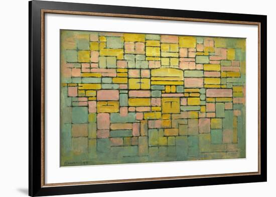 Tableau no. 2: Composition no. V, 1914-Piet Mondrian-Framed Art Print