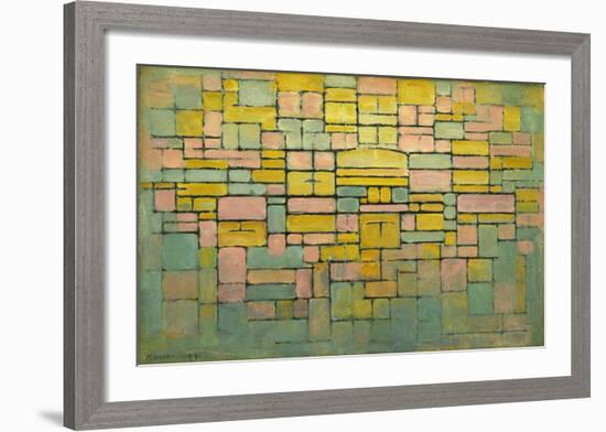 Tableau no. 2: Composition no. V, 1914-Piet Mondrian-Framed Art Print