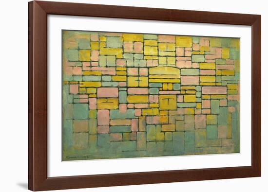 Tableau no. 2: Composition no. V, 1914-Piet Mondrian-Framed Art Print