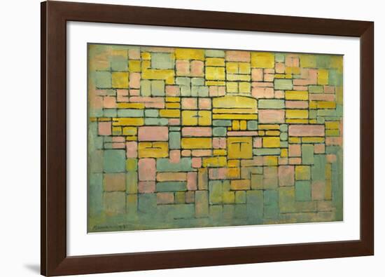 Tableau no. 2: Composition no. V, 1914-Piet Mondrian-Framed Art Print