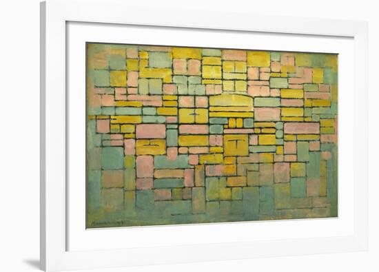 Tableau no. 2: Composition no. V, 1914-Piet Mondrian-Framed Art Print
