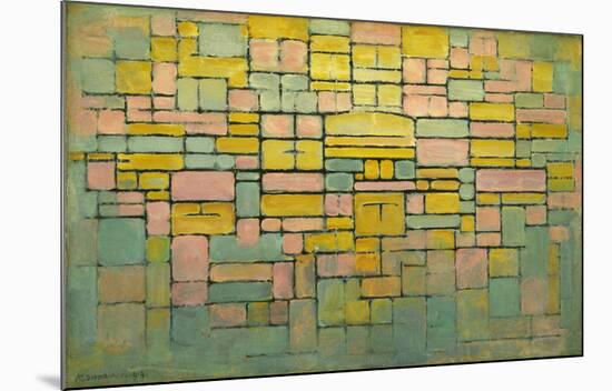 Tableau no. 2: Composition no. V, 1914-Piet Mondrian-Mounted Art Print