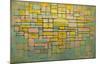 Tableau no. 2: Composition no. V, 1914-Piet Mondrian-Mounted Art Print