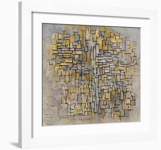 Tableau No. 2, Composition No. VII-Piet Mondrian-Framed Premium Giclee Print