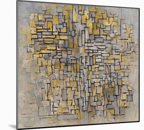 Tableau No. 2, Composition No. VII-Piet Mondrian-Mounted Premium Giclee Print