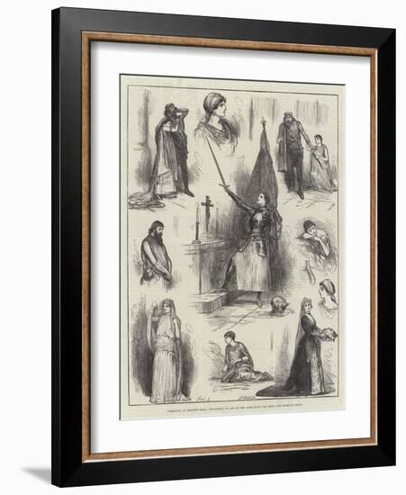 Tableaux at Prince's Hall, Piccadilly, in Aid of the Soho Club and Home for Working Girls-Henry Stephen Ludlow-Framed Giclee Print