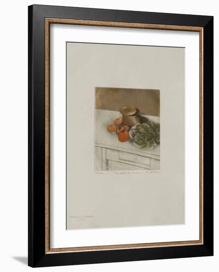 Tables : La Table De Cuisine-Annapia Antonini-Framed Limited Edition