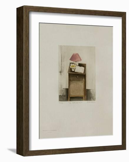 Tables : La Table De Nuit-Annapia Antonini-Framed Limited Edition