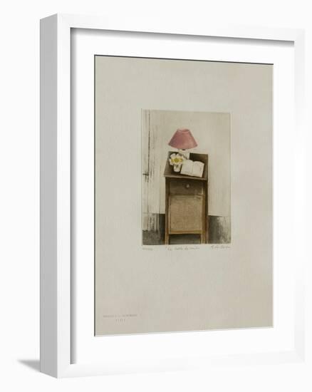 Tables : La Table De Nuit-Annapia Antonini-Framed Limited Edition