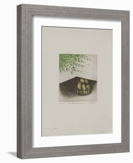 Tables : La Table Du Jardin-Annapia Antonini-Framed Limited Edition