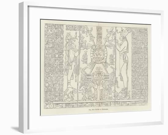 Tablet at Palenque-null-Framed Giclee Print