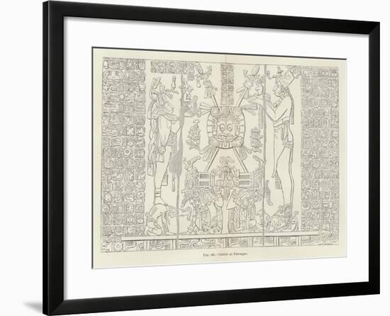 Tablet at Palenque-null-Framed Giclee Print