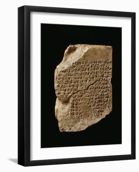 Tablet Bearing the Text of a Sumerian Creation Myth-null-Framed Giclee Print