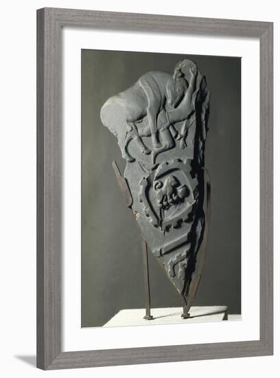 Tablet of Bulls, Schist-null-Framed Giclee Print