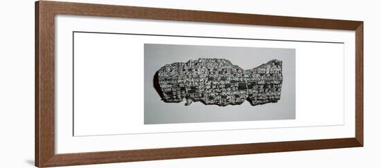 Tablet with bilingual inscription erected by King Hammurabi. Artist: Unknown-Unknown-Framed Giclee Print