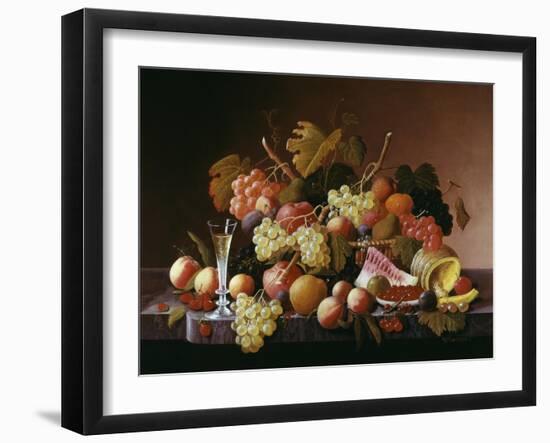 Tabletop Still Life-Severin Roesen-Framed Giclee Print