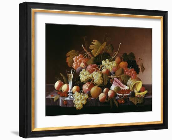 Tabletop Still Life-Severin Roesen-Framed Giclee Print