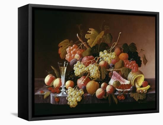 Tabletop Still Life-Severin Roesen-Framed Premier Image Canvas