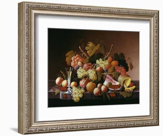 Tabletop Still Life-Severin Roesen-Framed Giclee Print