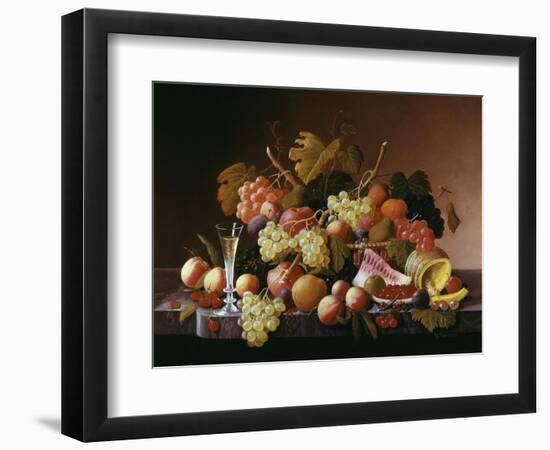 Tabletop Still Life-Severin Roesen-Framed Giclee Print