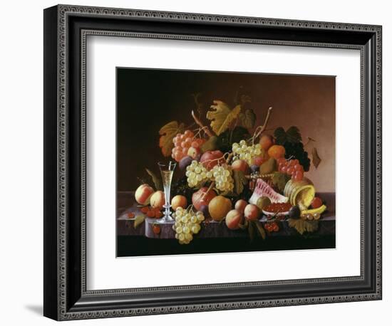 Tabletop Still Life-Severin Roesen-Framed Giclee Print