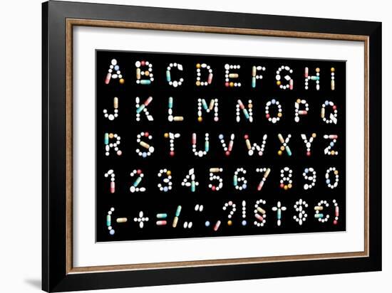 Tablets Alphabet-Peter Hermes Furian-Framed Art Print