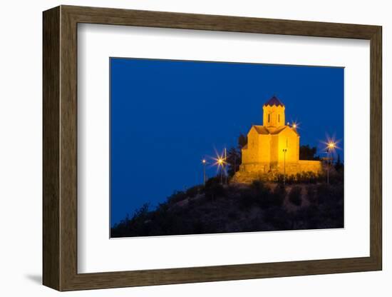 Tabor Monastery of the Transfiguration at twilight, Tbilisi-Jan Miracky-Framed Photographic Print