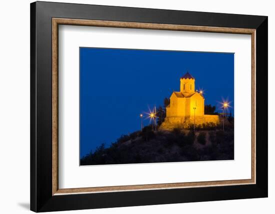 Tabor Monastery of the Transfiguration at twilight, Tbilisi-Jan Miracky-Framed Photographic Print