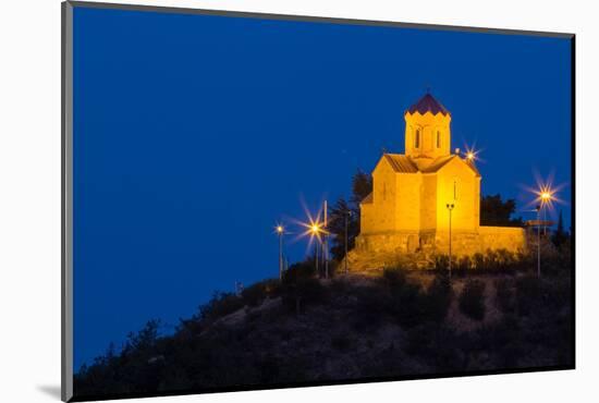 Tabor Monastery of the Transfiguration at twilight, Tbilisi-Jan Miracky-Mounted Photographic Print