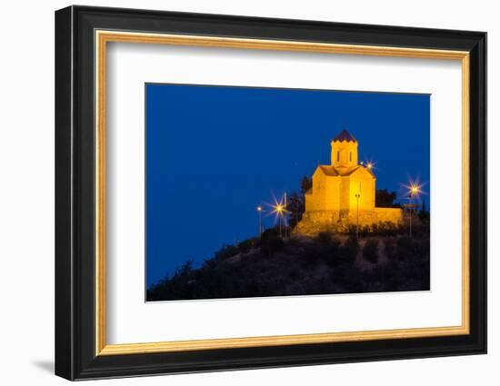 Tabor Monastery of the Transfiguration at twilight, Tbilisi-Jan Miracky-Framed Photographic Print