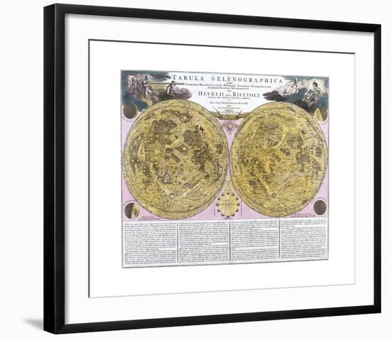 Tabula Selenographica-The Vintage Collection-Framed Premium Giclee Print