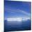 Tabular Iceberg in Blue Sea in Antarctica, Polar Regions-Geoff Renner-Mounted Photographic Print