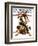 "Tackle," Saturday Evening Post Cover, November 13, 1926-Frederic Stanley-Framed Giclee Print