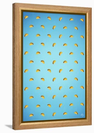 Taco Pattern-Kimberly Glover-Framed Premier Image Canvas