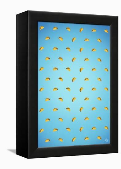 Taco Pattern-Kimberly Glover-Framed Premier Image Canvas