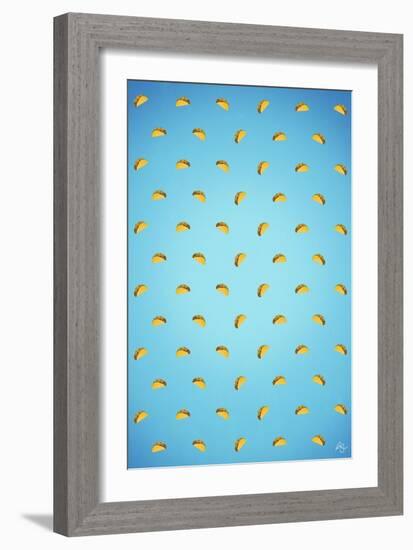 Taco Pattern-Kimberly Glover-Framed Giclee Print