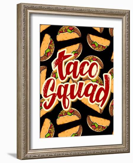 Taco Squad-Kimberly Allen-Framed Art Print