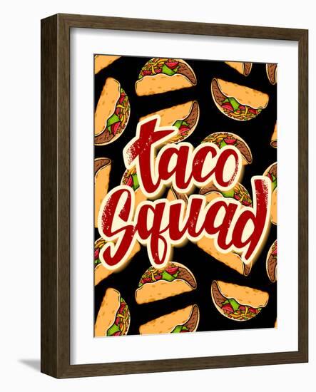 Taco Squad-Kimberly Allen-Framed Art Print