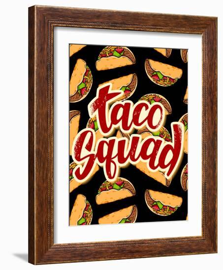 Taco Squad-Kimberly Allen-Framed Art Print