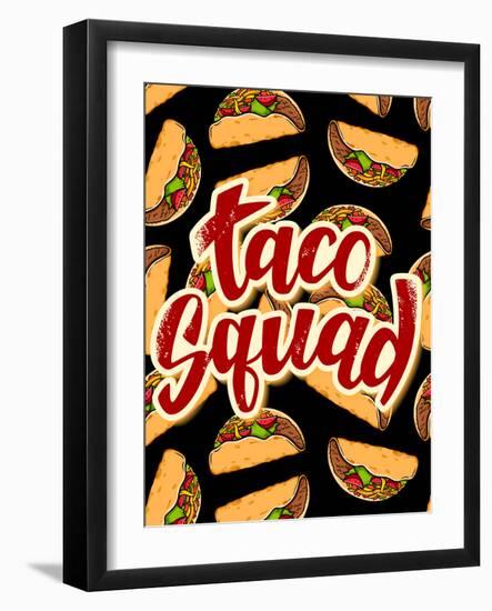 Taco Squad-Kimberly Allen-Framed Art Print