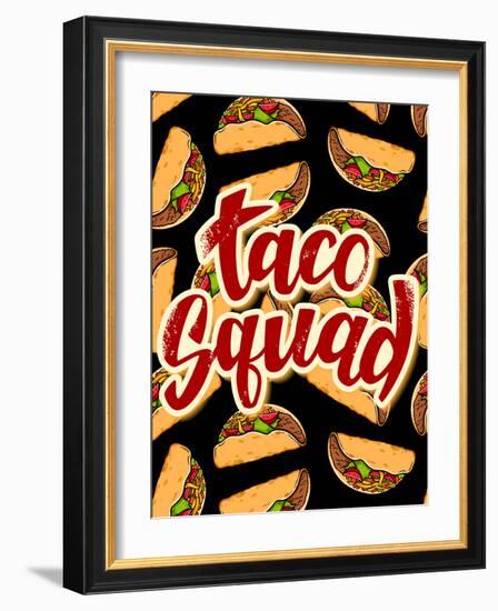 Taco Squad-Kimberly Allen-Framed Art Print