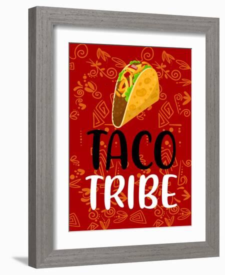 Taco Tribe-Kimberly Allen-Framed Art Print