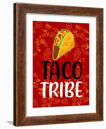 Taco Tribe-Kimberly Allen-Framed Art Print