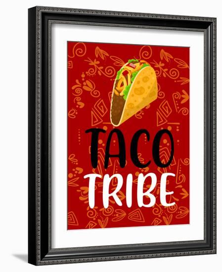 Taco Tribe-Kimberly Allen-Framed Art Print