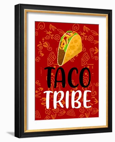 Taco Tribe-Kimberly Allen-Framed Art Print