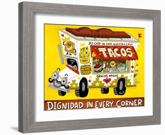 Taco Truck-Jorge R. Gutierrez-Framed Art Print