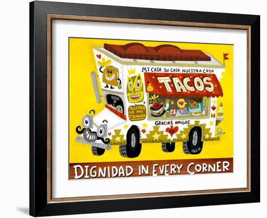 Taco Truck-Jorge R. Gutierrez-Framed Art Print