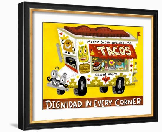 Taco Truck-Jorge R. Gutierrez-Framed Art Print