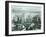 Tacoma Downtown Business District, 1930-Chapin Bowen-Framed Giclee Print